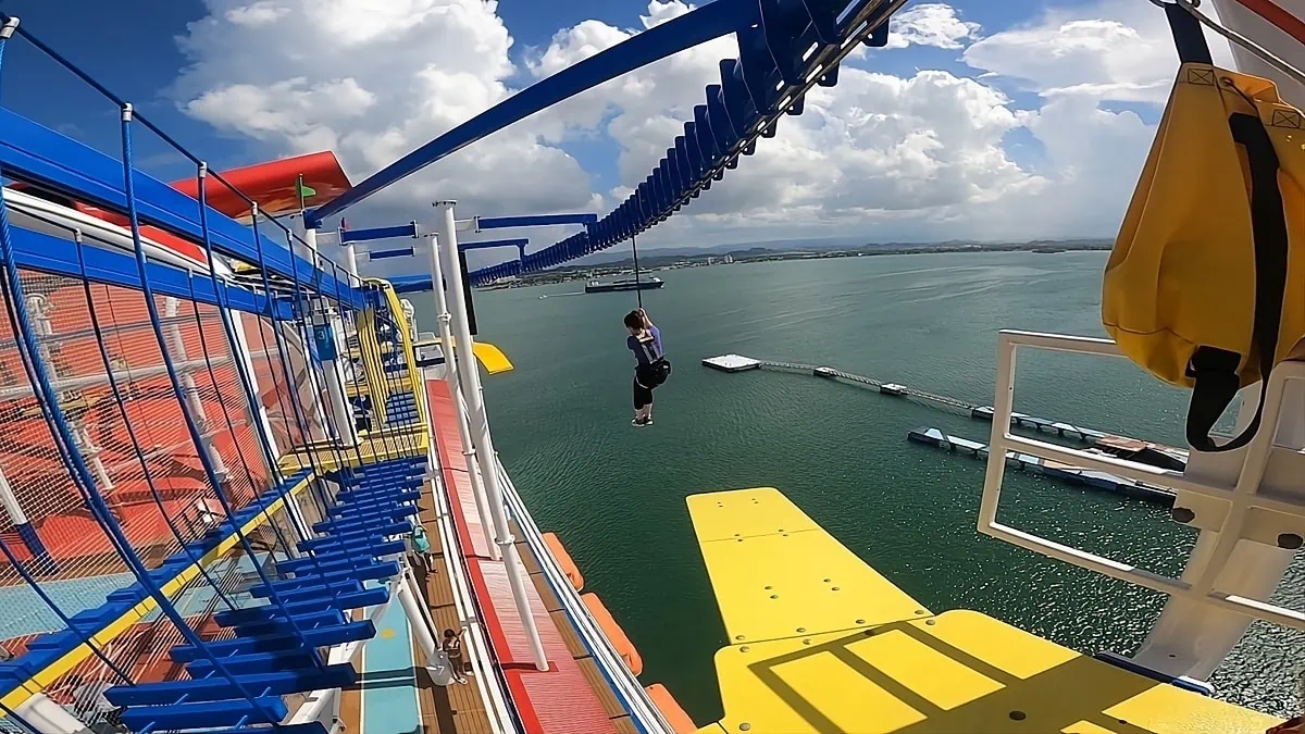 Sky Course at Carnival Mardi Gras
