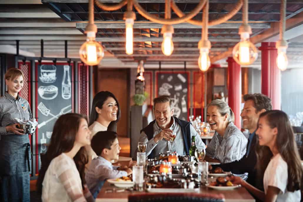 Planks BBQ in Princess Cruises