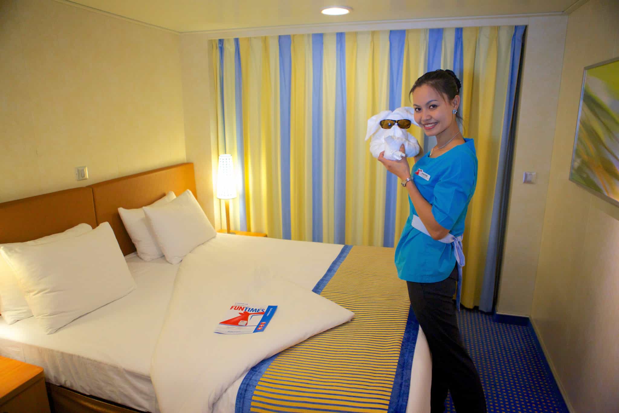 Stateroom at Carnival Cruise