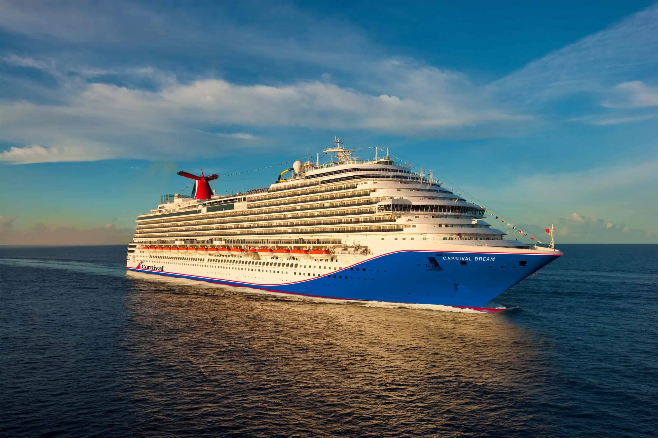 Aerial view of Carnival Dream