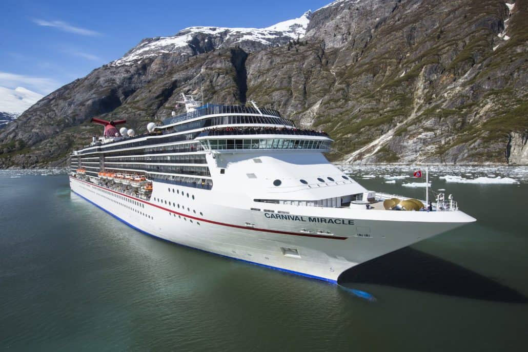 Carnival Miracle in Tracy Arm - Alaska