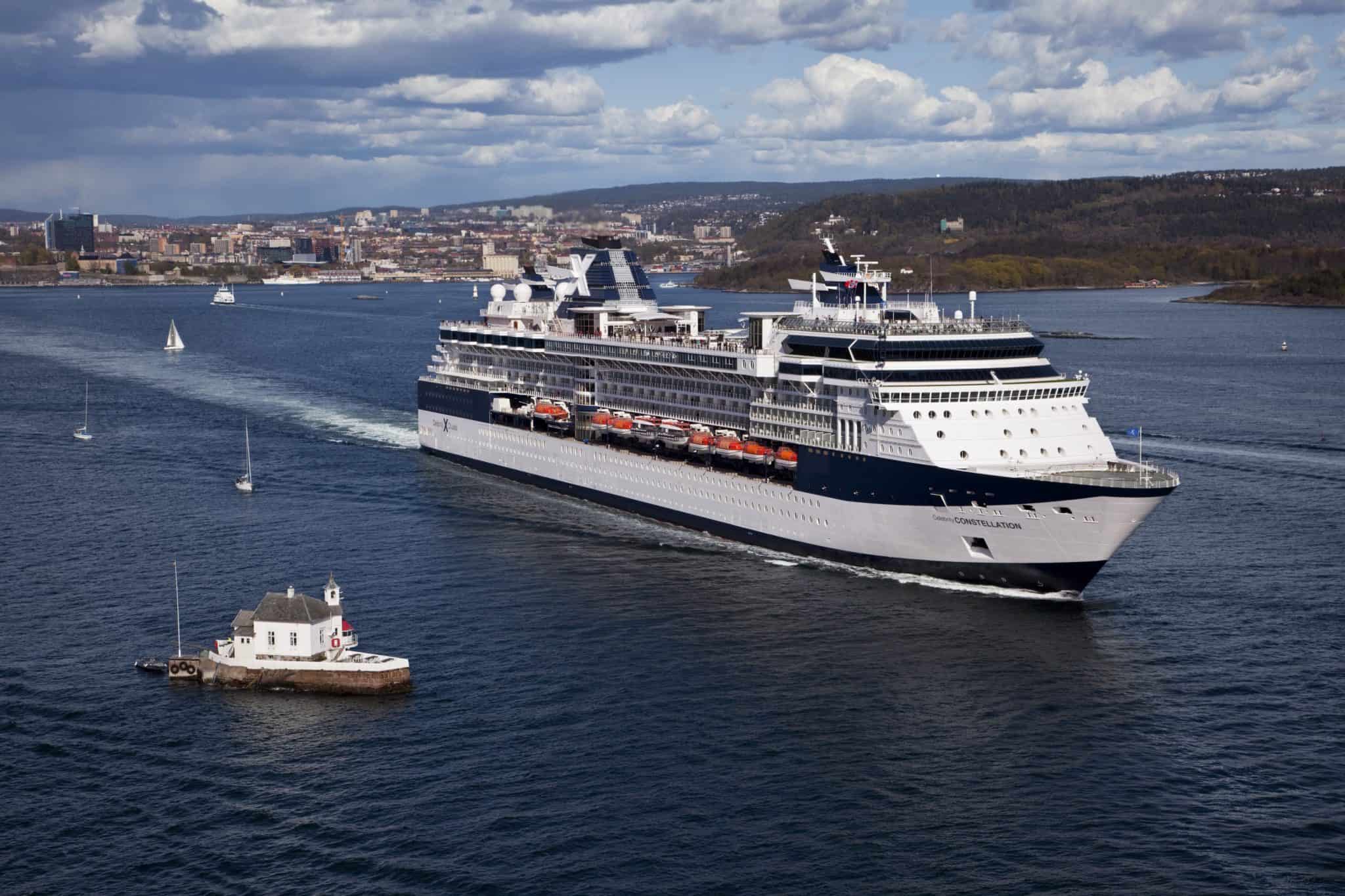Aerial view of Celebrity Constellation
