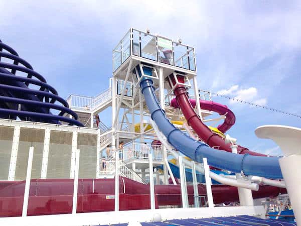 waterslides on Norwegian Breakaway