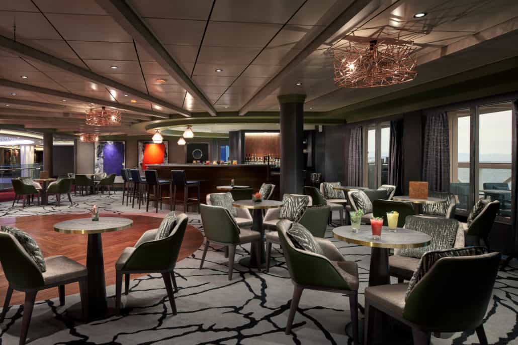 Sugarcane Mojito Bar's interior in Norwegian Joy