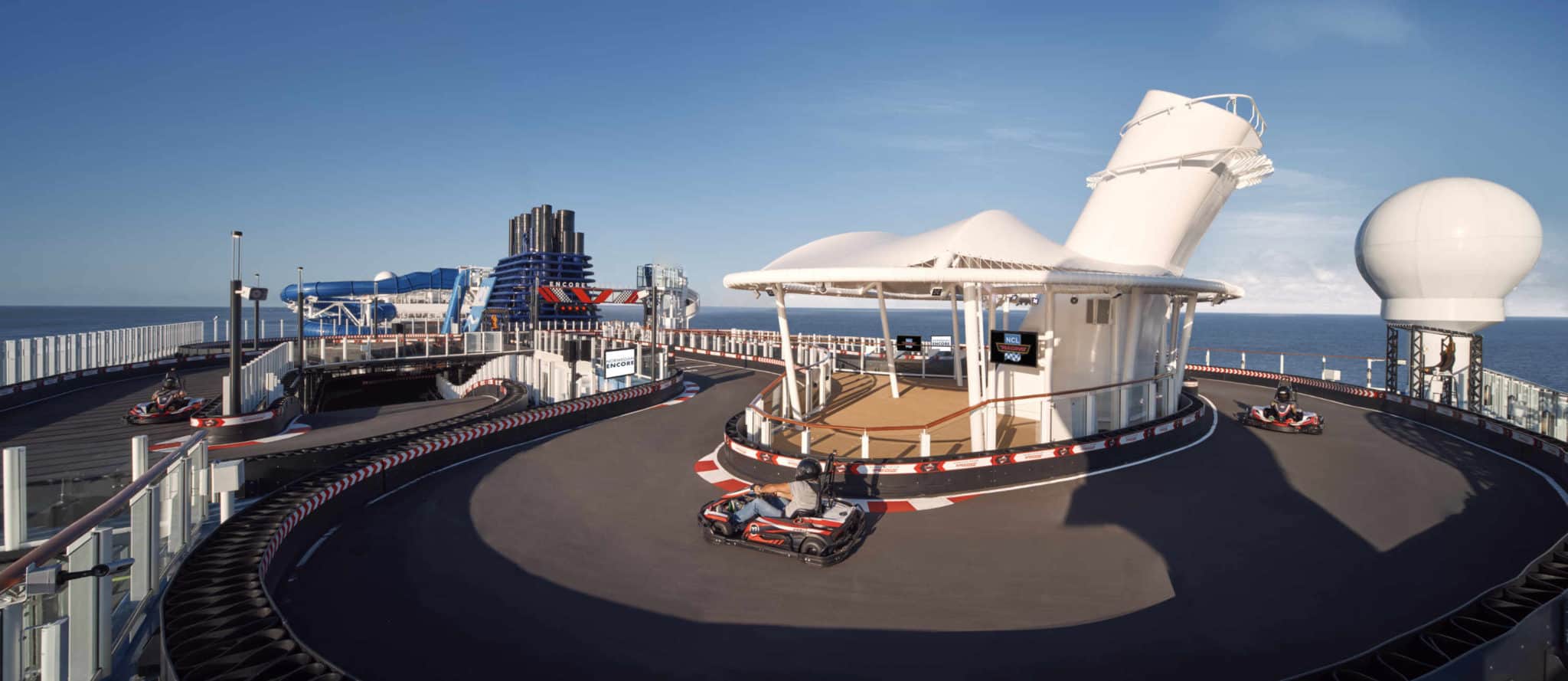 norwegian encore racetrack