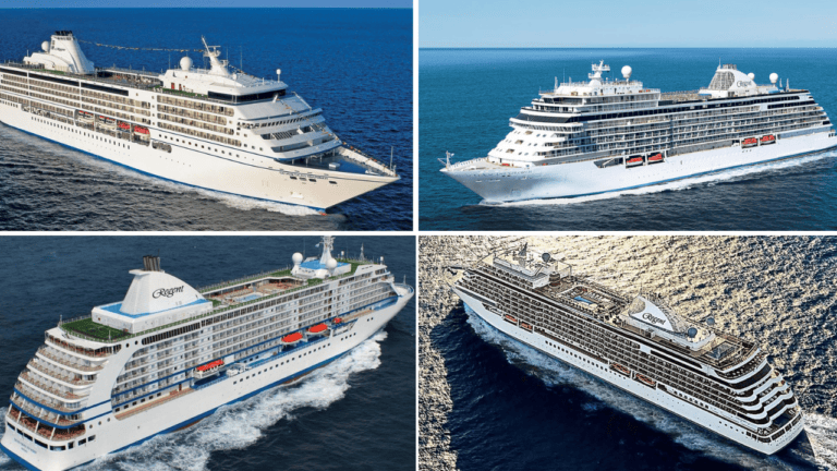 Regent Seven Seas Cruises Ships by Size — Smallest to Biggest