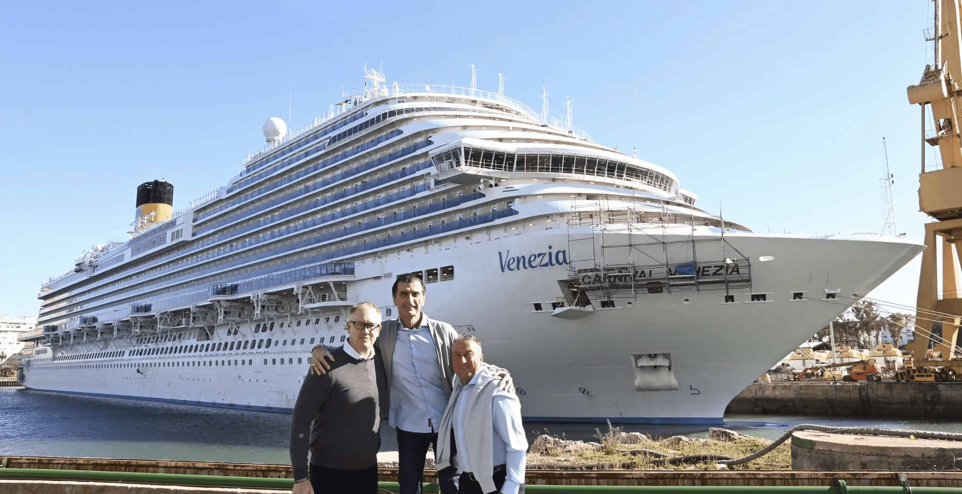 Hotel Director, Captain, and Chief Engineer of Carnival Venezia